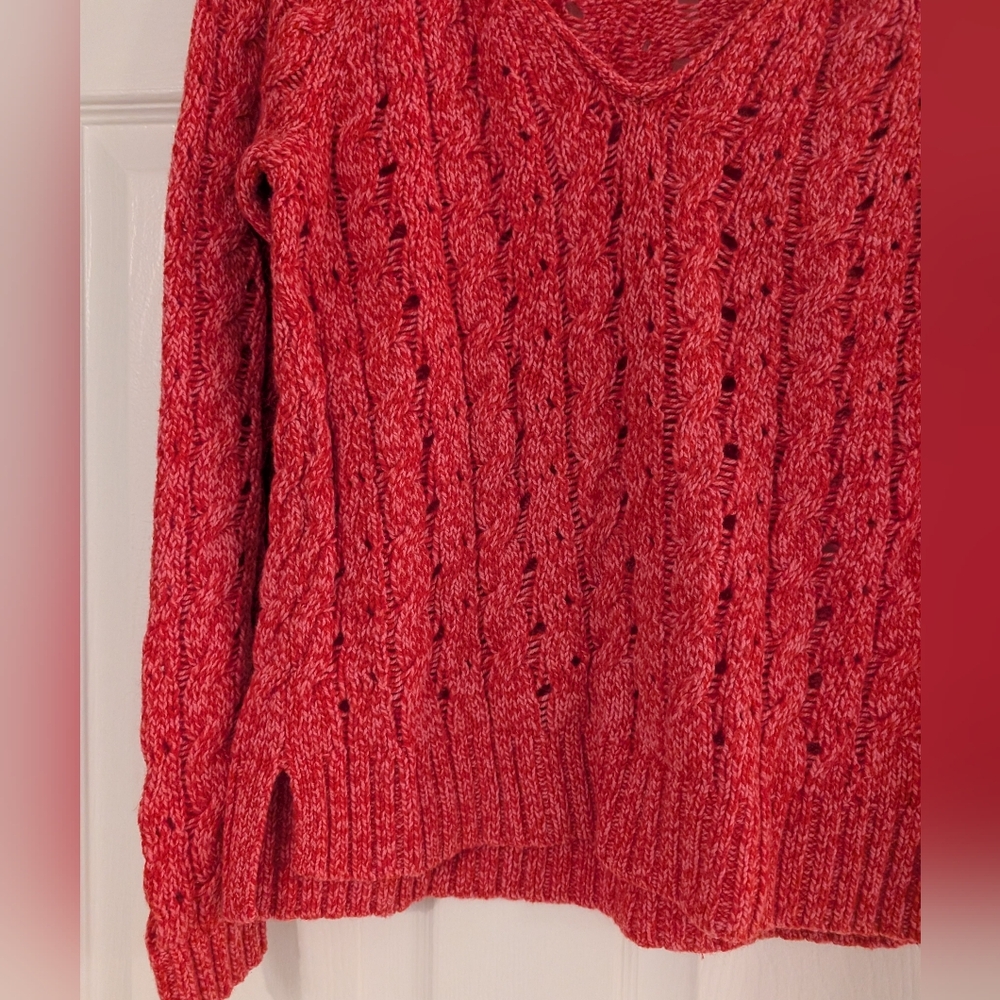 Vintage Abercrombie & Fitch Y2K V-neck Sweater Size Medium - Picture 3 of 4